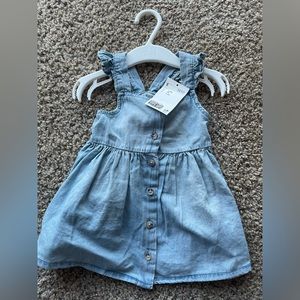 Infant denim dress